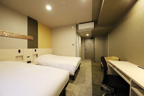 【禁煙/ベッド幅110cm×2台】ツインルームの写真