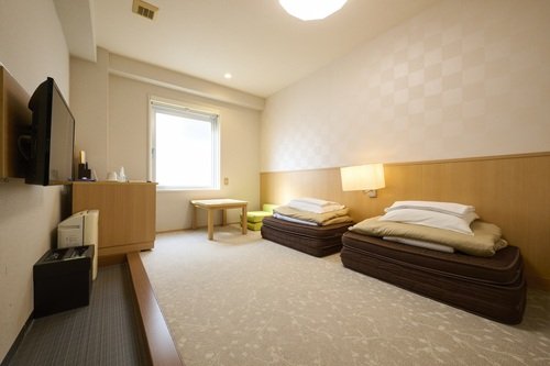 和ツインルーム◇禁煙【お部屋に布団2組 室内段差有】の写真