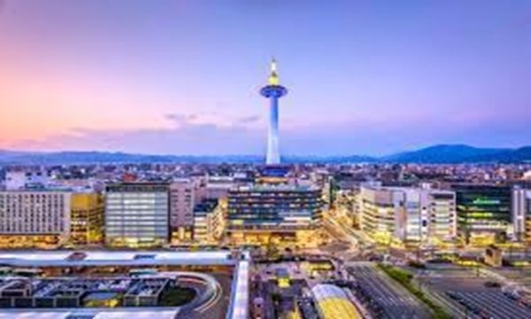 京都駅・京都タワーの写真