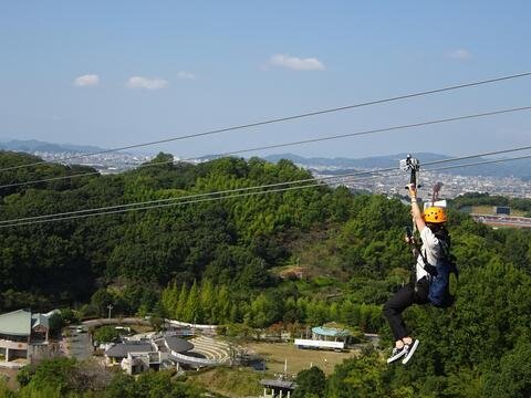 とべもりジップラインの写真