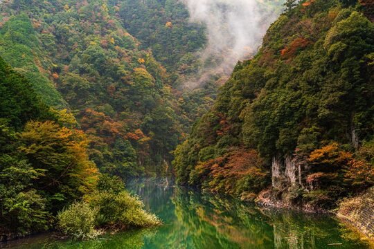 香落渓の写真