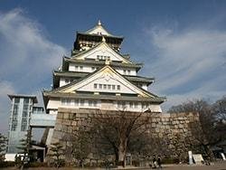 大阪城(天守閣)/ 大阪城ホール(コンサート会場)の写真