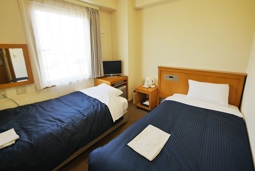 【禁煙】コンパクトツイン☆シモンズ製シングルベッド(2台)の写真
