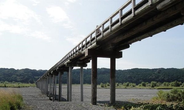 蓬莱橋(大井川)の写真