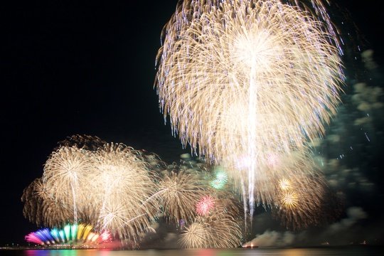 ふじさわ江の島花火大会の写真