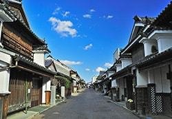 脇町うだつの町並みの写真